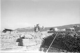 Galerie occidentale/Passage entre E et F.