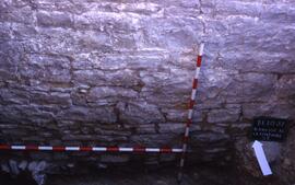 Terrasse Forum (S. T2)/Sondage T2 (Angle nord ouest) mur de soutènement de l'esplanade des temple...