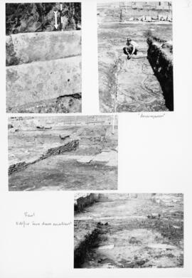 Vues du Decumanus et du seuil de l’Édifice "aux deux escaliers".