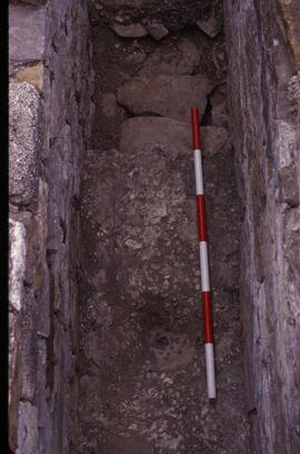 Crépine pour entrée des eaux entre édifices F et E.