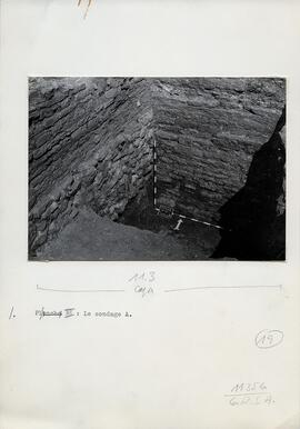 Planche III : Sondage A.