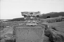 Forum/Chapiteau provenant du portique ouest.