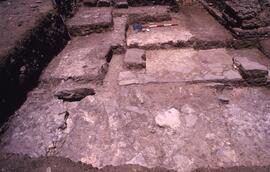 Passage H (H3). Cardo et passage. Vue du sud.