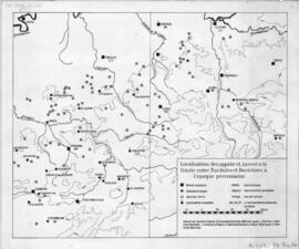 Localisation des oppida et turres à la limite entre Turdules et Bastétans à l'époque préromaine (...
