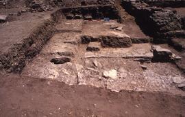 Passage H (H3). Cardo et passage H vue du sud.