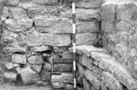 Bâtiment F/Sondage escalier.