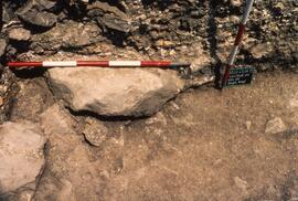 Secteur III/Stratigraphie angle NW salle VIII 1.