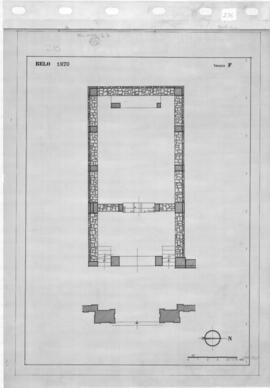 Temple F et accès depuis la place du forum.