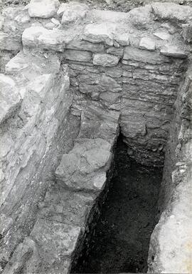 Belo oct. 1979. D 12-pièce VI. Sondage S 3. Vue du Sud vers le Nord.