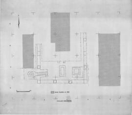 Zones fouillées en 1982. Escalier monumental (Mlle Lancha).
