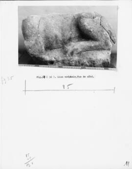Matériel archéologique/Material arqueológico : sculpture/escultura.