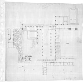 Plan de la basilique et des bâtiments alentour. Le numéro de dossier est tronqué.