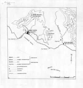 Carte de l'hinterland de Baelo Claudia à la période romaine.
