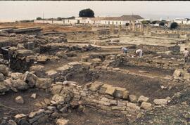 Secteur III/Vue ensemble NW temples depuis angle NW secteur III avant la fouille.