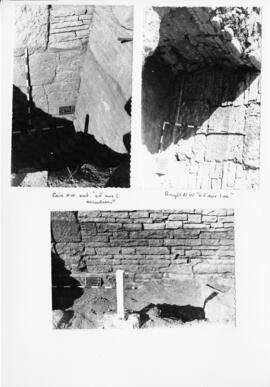 Coin NW extérieur. Angle NW.