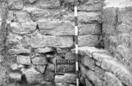 Bâtiment F/Sondage escalier.