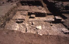 Passage H (H3). Cardo et passage H vue du sud.
