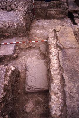 Galerie Ouest Sondage arc G3. Sondage vue du sud.