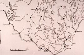 Carte du sud de l’Espagne de Pierre Sillières.