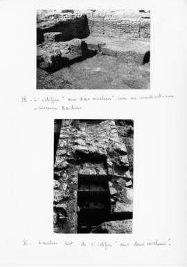 IX - L'édifice "aux deux escaliers" avec ses constructions intérieures tardives/X - Esc...