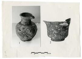 Matériel archéologique/Material arqueológico : céramique/cerámica.