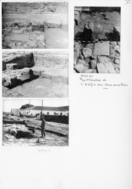 État de réutilisation de l'édifice "aux deux escaliers".