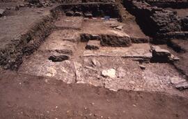 Passage H (H3). Cardo et passage H vue du sud.