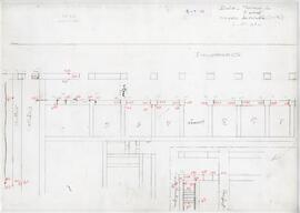 Baelo-Thermes de l’ouest. Croquis de relevé.