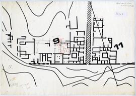 Carte topographique. Usines de salaison.