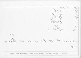 Étude Baelo Thermes. Relevé de points.