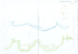 Profil des piles, portique devant curie. Bloc d’archi 3000.