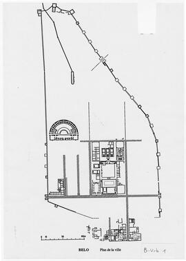 Baelo. Plan de la ville.
