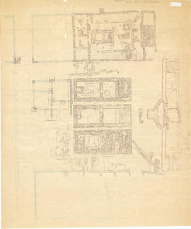 Plan général des bâtiments. Îlot Nord des temples.