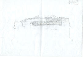 Temple A. Coupe transversale Ouest-Est.