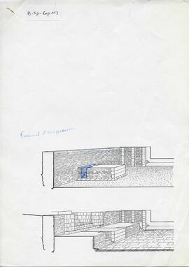 Restitution, feuillé de 2 pages.