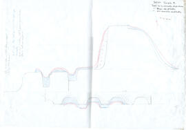 Temple A : profil de la corniche du podium, profil base de pilastre, profil des cannelures de pil...