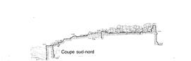 Coupe Sud-Nord du temple C.
