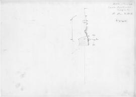 3 Temples. Coupe Mur Nord. Temple C.