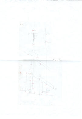 Tracé, feuillé de 2/3.