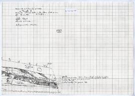 Berme Est de la tranchée à l'Est du Temple C. Stratigraphie Nord-Sud établie à l'Est du mur du te...