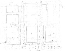 Baelo Temples A-B-C. Plan coté, 2cm=1m.