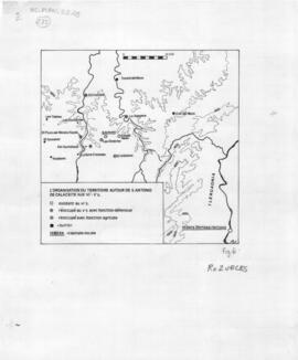 Organisation du territoire autour de San-Antonio-de-Calaceite aux VIe-Ve siècles avant JC (fig.6).
